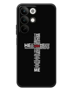 Чохол для Realme C85 з картинкою «Текстовий хрест»