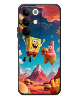 Чохол для Realme C85 з картинкою «Космічний фастфуд»