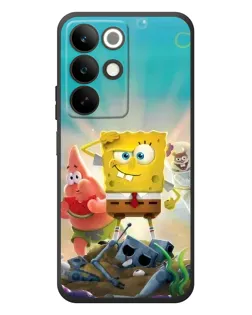 Чохол для Realme C85 з картинкою «Спанч Боб переможець»