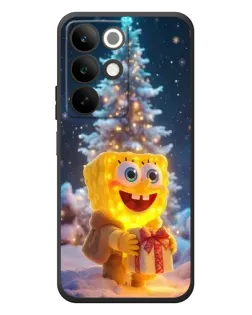 Чохол для Realme C85 з картинкою «Різдвяний Спанч Боб»
