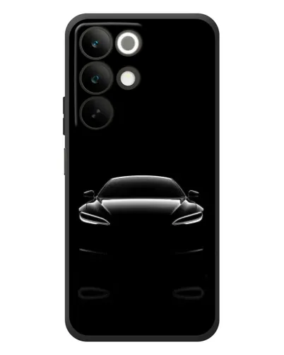 Чохол для Realme C85 з картинкою «Силует Tesla Night» Чохол для Realme C85 з картинкою «Силует Tesla Night»