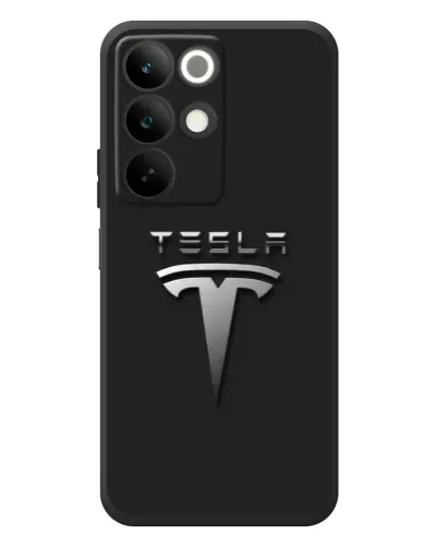 Чохол для Realme C85 з картинкою «Сталевий логотип Tesla» Чохол для Realme C85 з картинкою «Сталевий логотип Tesla»