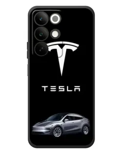 Чохол для Realme C85 з картинкою «Tesla Model Y»