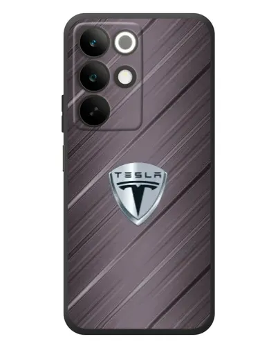 Чохол для Realme C85 з картинкою «Металева текстура Tesla» Чохол для Realme C85 з картинкою «Металева текстура Tesla»
