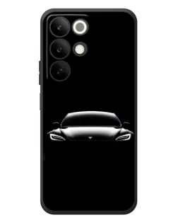 Чохол для Realme C85 з картинкою «Фари Tesla Night»