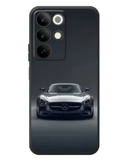 Чохол для Realme C85 з картинкою «Mercedes на чорному»