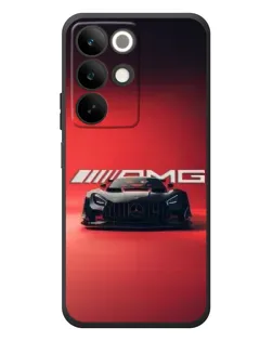 Чохол для Realme C85 з картинкою «Mercedes AMG — червона лінія»