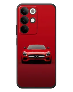 Чохол для Realme C85 з картинкою «Червоний Mercedes AMG»