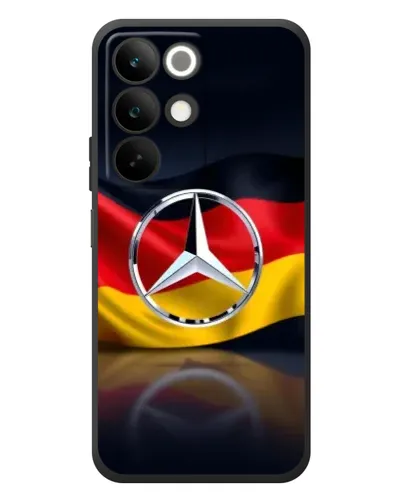 Чохол для Realme C85 з картинкою «Mercedes — прапор Німеччини» Чохол для Realme C85 з картинкою «Mercedes — прапор Німеччини»