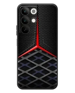 Чохол для Realme C85 з картинкою «Mercedes Carbon Grid»