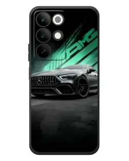 Чохол для Realme C85 з картинкою «Темний Mercedes AMG»