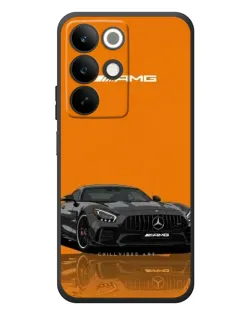 Чохол для Realme C85 з картинкою «Помаранчевий Mercedes AMG»