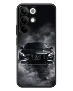 Чохол для Realme C85 з картинкою «Mercedes у диму»