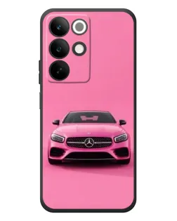 Чохол для Realme C85 з картинкою «Рожевий Mercedes AMG»