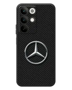 Чохол для Realme C85 з картинкою «Карбоновий Mercedes стиль»