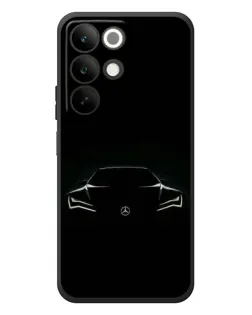 Чохол для Realme C85 з картинкою «Mercedes — силует авто»