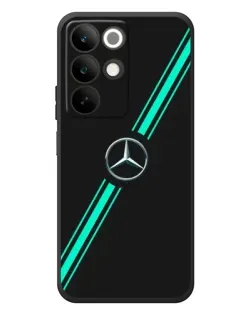 Чохол для Realme C85 з картинкою «Спортивні лінії Mercedes»