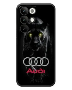 Чохол для Realme C85 з картинкою «Пантера та Audi»