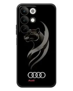 Чохол для Realme C85 з картинкою «Графіка — пантера та Audi»