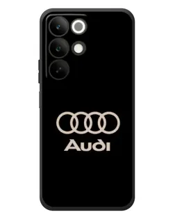 Чохол для Realme C85 з картинкою «Audi — золотий логотип»