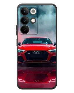 Чохол для Realme C85 з картинкою «Audi RS — червоний стиль»