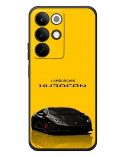 Чехол для Realme C85 с картинкой «Lamborghini Huracan черный»