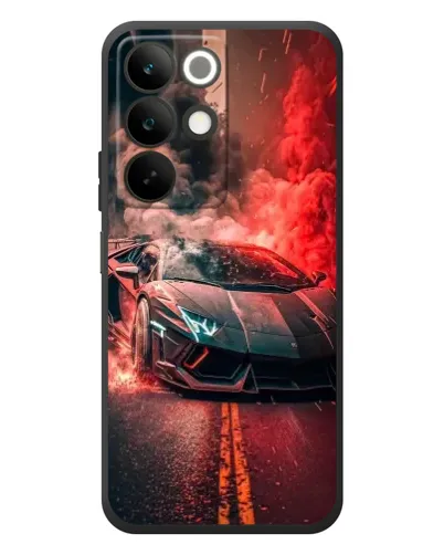 Чехол для Realme C85 с картинкой «Lamborghini красный дым» Чехол для Realme C85 с картинкой «Lamborghini красный дым»