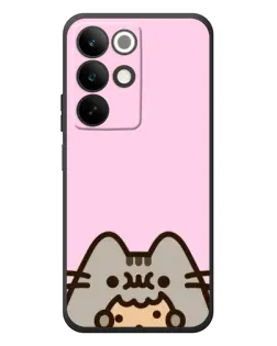 Чохол для Realme C85 з картинкою «Pusheen та печиво»