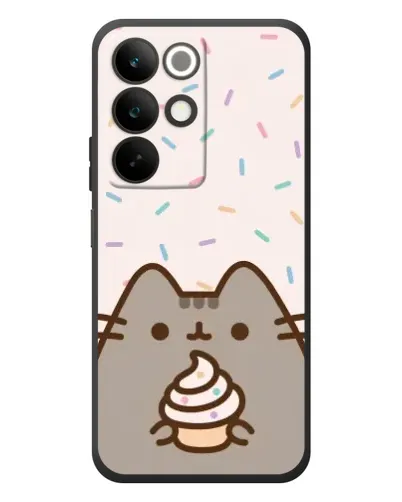 Чехол для Realme C85 с картинкой «Пушин с кексом» Чехол для Realme C85 с картинкой «Пушин с кексом»