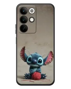 Чохол для Realme C85 з картинкою «Стіч на чоричневому фоні»