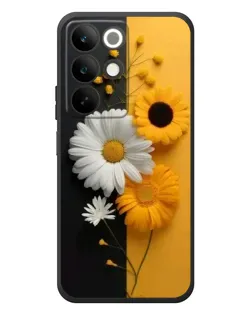 Чохол для Realme C85 з картинкою «Соняшник та ромашка»