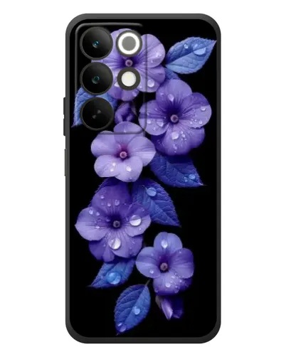 Чохол для Realme C85 з картинкою «Фіолетові квіти з росою» Чохол для Realme C85 з картинкою «Фіолетові квіти з росою»