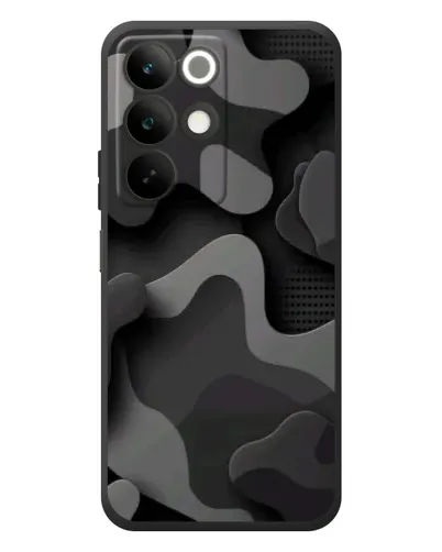 Чохол для Realme C85 з картинкою «Темний абстрактний камуфляж»