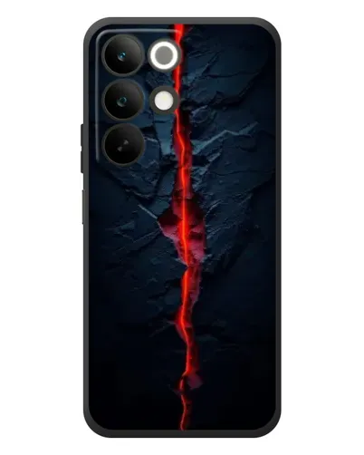Чохол для Realme C85 з картинкою «Червона лавова тріщина»