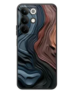 Чохол для Realme C85 з картинкою «Кольорові хвилі каньйону»