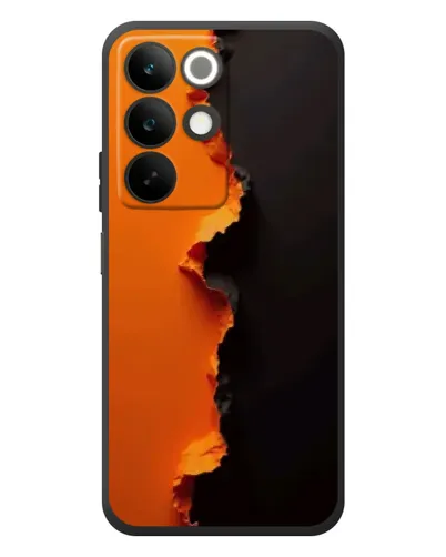 Чохол для Realme C85 з картинкою «Помаранчевий розлом»