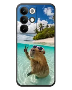 Чохол для Realme C85 з картинкою «Капібара на морі» Чохол для Realme C85 з картинкою «Капібара на морі»