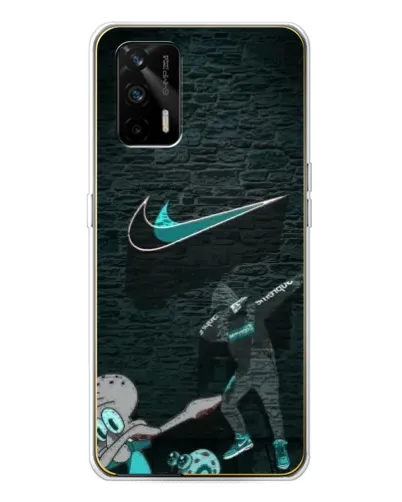Чехол для Realme GT 5G с картинкой «Спортивный арт Nike»