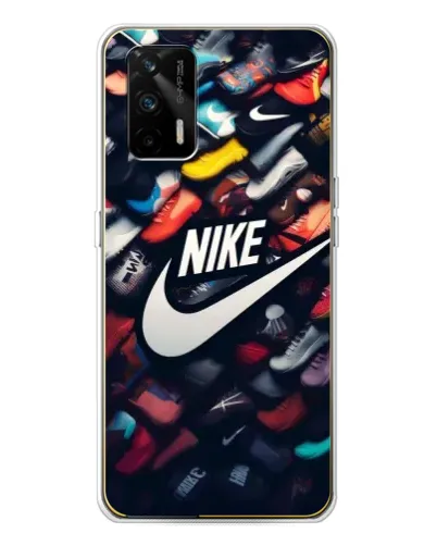 Чехол для Realme GT 5G с картинкой «Коллекция кроссовок Nike»