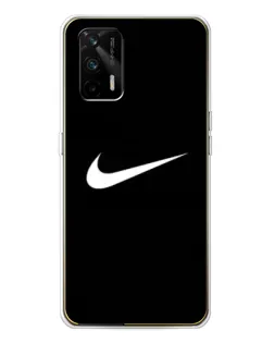 Чехол для Realme GT 5G с картинкой «Минималистический Найк»