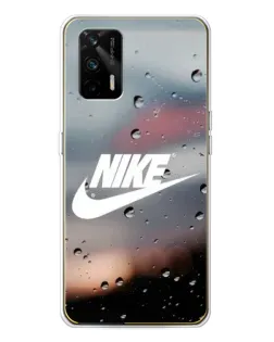 Чехол для Realme GT 5G с картинкой «Nike в стиле ретро»