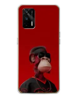 Чехол для Realme GT 5G с картинкой «Bored Ape в красном» Чехол для Realme GT 5G с картинкой «Bored Ape в красном»