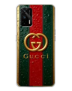Чохол для Realme GT 5G з картинкою «Gucci — фірмова смуга та золото» Чохол для Realme GT 5G з картинкою «Gucci — фірмова смуга та золото»