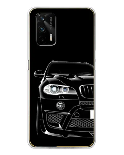 Чехол для Realme GT 5G с картинкой «Темный силуэт BMW» Чехол для Realme GT 5G с картинкой «Темный силуэт BMW»
