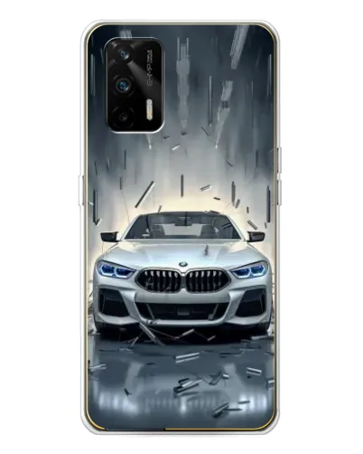 Чехол для Realme GT 5G с картинкой «BMW в свете фар» Чехол для Realme GT 5G с картинкой «BMW в свете фар»