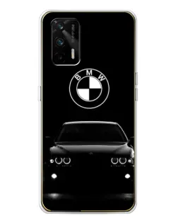 Чехол для Realme GT 5G с картинкой «BMW — взгляд из темноты»