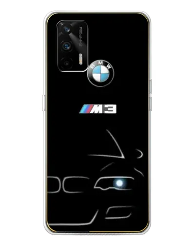 Чехол для Realme GT 5G с картинкой «Минималистичный принт BMW M3» Чехол для Realme GT 5G с картинкой «Минималистичный принт BMW M3»