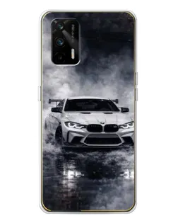 Чехол для Realme GT 5G с картинкой «BMW сквозь туман»