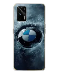 Чохол для Realme GT 5G з картинкою «Логотип BMW — лід» Чохол для Realme GT 5G з картинкою «Логотип BMW — лід»