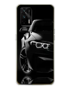 Чохол для Realme GT 5G з картинкою «Чорна BMW — профіль» Чохол для Realme GT 5G з картинкою «Чорна BMW — профіль»